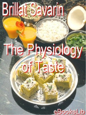 cover image of The Physiology of Taste